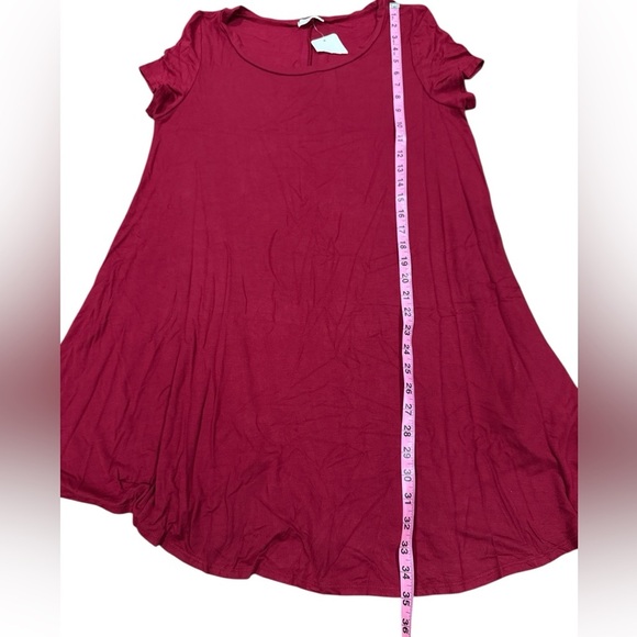Jodifl Burgundy Flowy Dress NWT - Picture 6 of 9